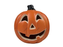 Laxiscreed Lanterna De Abóbora Decorativa De 10 Polegadas Para Halloween Com Figura De Esqueleto De Plástico