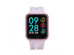 Relógio inteligente unissex com monitor de frequência cardíaca IP67 à prova d'água para Android e iOS, Pink Ly Ebike