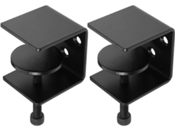 Conjunto De 2 Suportes De Parede Em Ferro Preto Para Prateleiras, Práticos E Que Economizam Espaço.