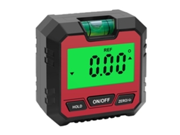 Medidor De Ângulo Digital Com Caixa De Nível Magnética, Precisão De ±0,2°, Com Visor.