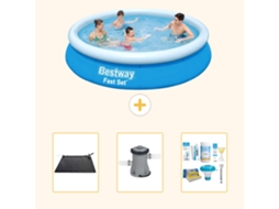 Bestway Piscina Bestway Fast Set Redonda - 366x76 Cm - 4-peças S22657