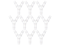 10Pcs Acessório de Mangueira de 3 Vias ALLINLESS