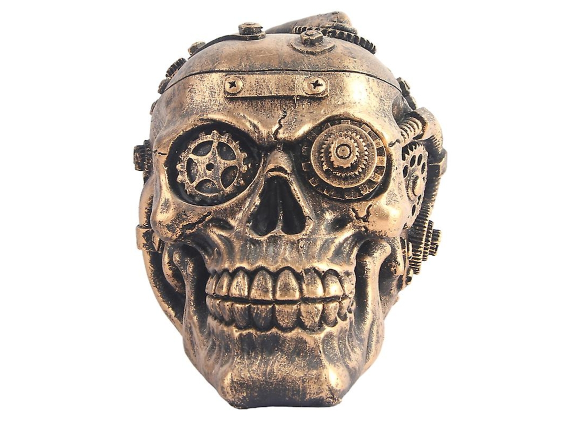 1 Peça De Estátua De Caveira Para Decorações De Halloween Allinless