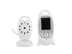 Monitor De Vídeo Para Bebê 2.4g Com Intercom Bidirecional E Tela Lcd Com Câmera