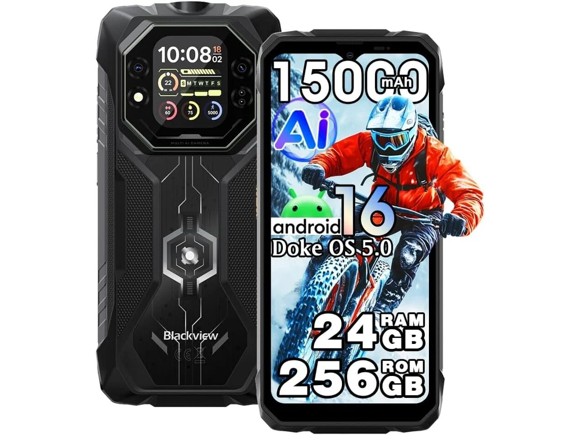 Smartphone BLACKVIEW ROCK 1 (6.56'' - 24 GB - 256 GB - Preto)