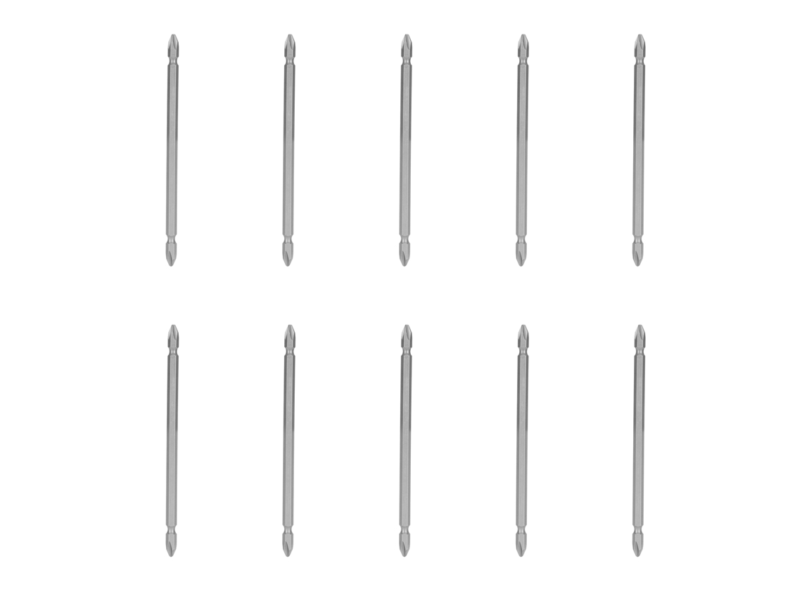 YURU conjunto de 10 brocas cruzadas S1/4 150mm aço S2