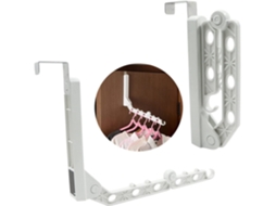 Varal de Porta Dobrável com 2 Peças, Varal para Roupas de Porta, Moderno e Compacto, com Capacidade de Carga 5 Kg BRILVIBERA