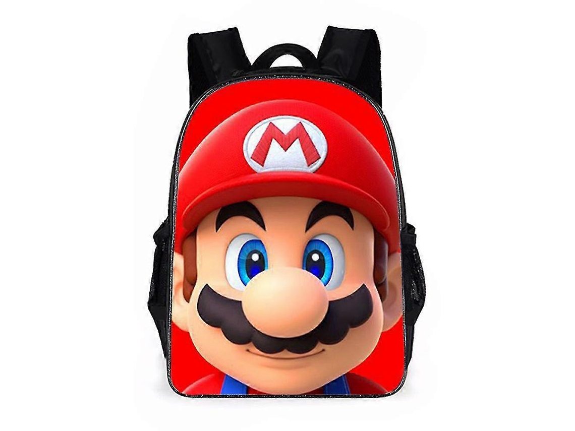 Mochila Super Mario Para Meninos E Meninas, Escolar Infantil Com Desenho Animado, Livros, De Viagem, Presente Aquaforge