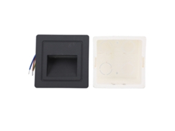 Lâmpada de Degrau Led IP65 3W Luz Quente 3000K 110 240V para Externo e Interno S/MARCA