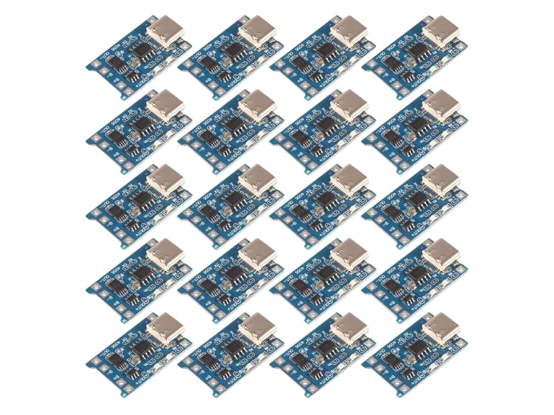 Módulo De Placa De Carregamento, Interface Tipo-c, Recursos De Proteção, 20pcs Tipo C