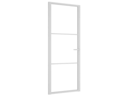 Conjunto 1 Porta Interior Vidaxl Branco Vidro (83 X 3.5 X 201.5 Cm)