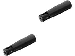 Conjunto De 2 Alças Dobráveis Para Máquina De Volante Com Manivela De Nylon