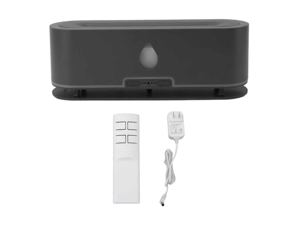 Laxiscreed Umidificador Com Luz De Chama, Gotas De Água Cavadas E Aromaterapia Para Casa Interior