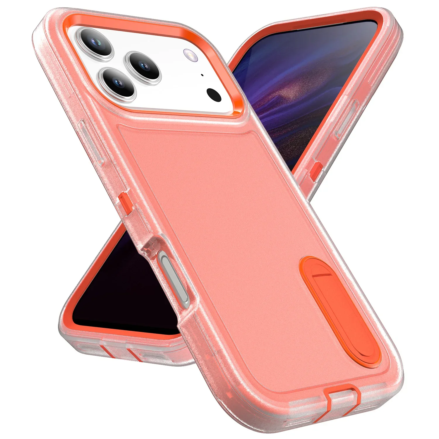 (transparente, Iphone 15 Pro Max) Capa Resistente A Impactos, Proteção Reforçada, Capa Protetora Com Suporte Invisível.