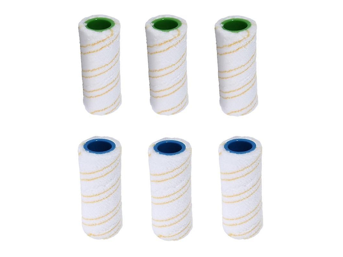 Acessórios de Aspirador Rolos de reposição 6 peças para escovas de rolo de limpeza de piso Fc7 Fc5 Fc3D Fc3