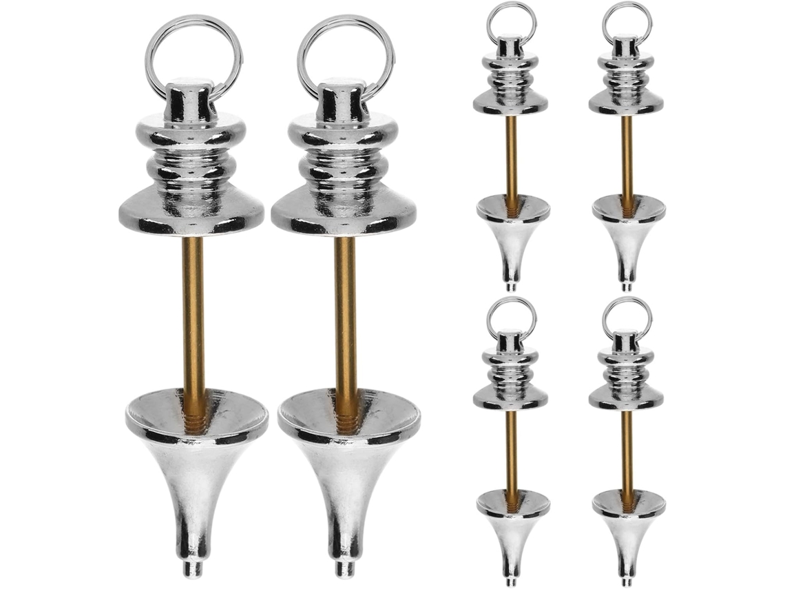 Conjunto De 6 Pêndulos De Cobre Para Adivinhação, Ornamento Espiritual Para Equilíbrio Dos Chakras.