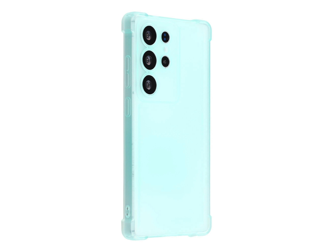 Capa Tkdaddy Para Samsung Galaxy S24 Ultra, Capa Traseira De Tpu Fosco Com Recortes Precisos, Transparente E Verde