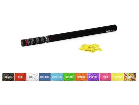 Canhão de Confetti TCM FX 10 80 cm, Amarelo