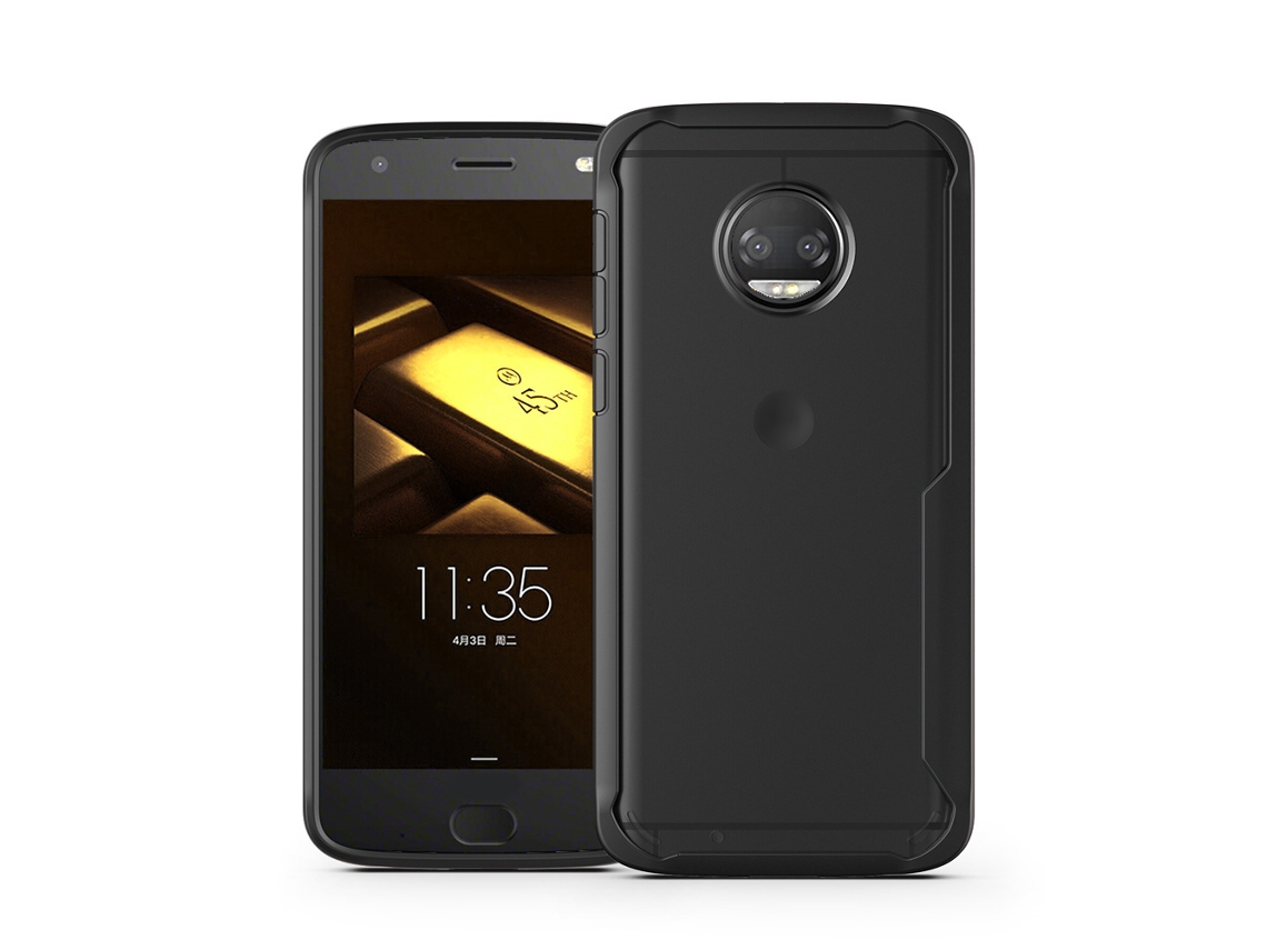 Capa de silicone transparente para Motorola G6 Plus, antichoque, EOOCOO