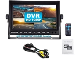 Monitor Quádruplo para Veículos Recreativos/reboques/caminhões/caravanas de Quinta Roda/barcos SFUSHOS