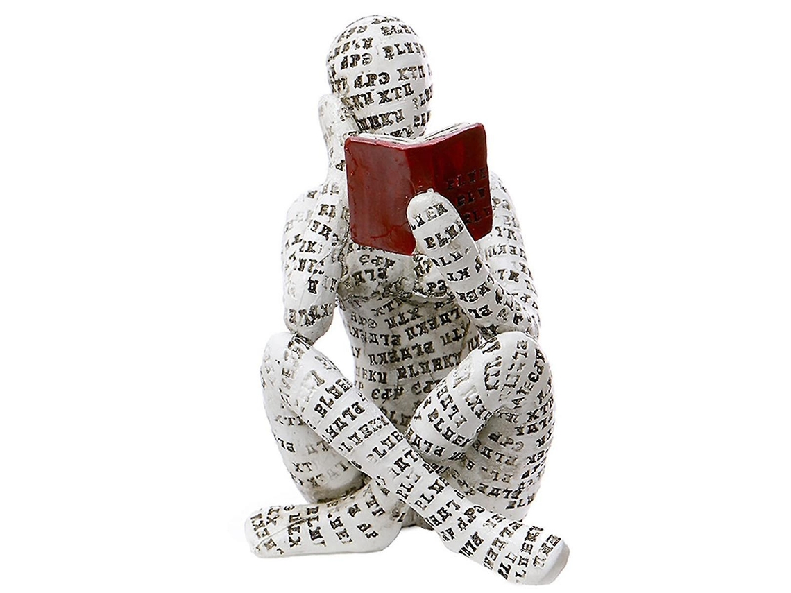 Omni estatua de Mujer Leyendo Escultura Abstracta Moderna Decoración para Hogar Resina Sala Oficina Regalo como Se Muestra