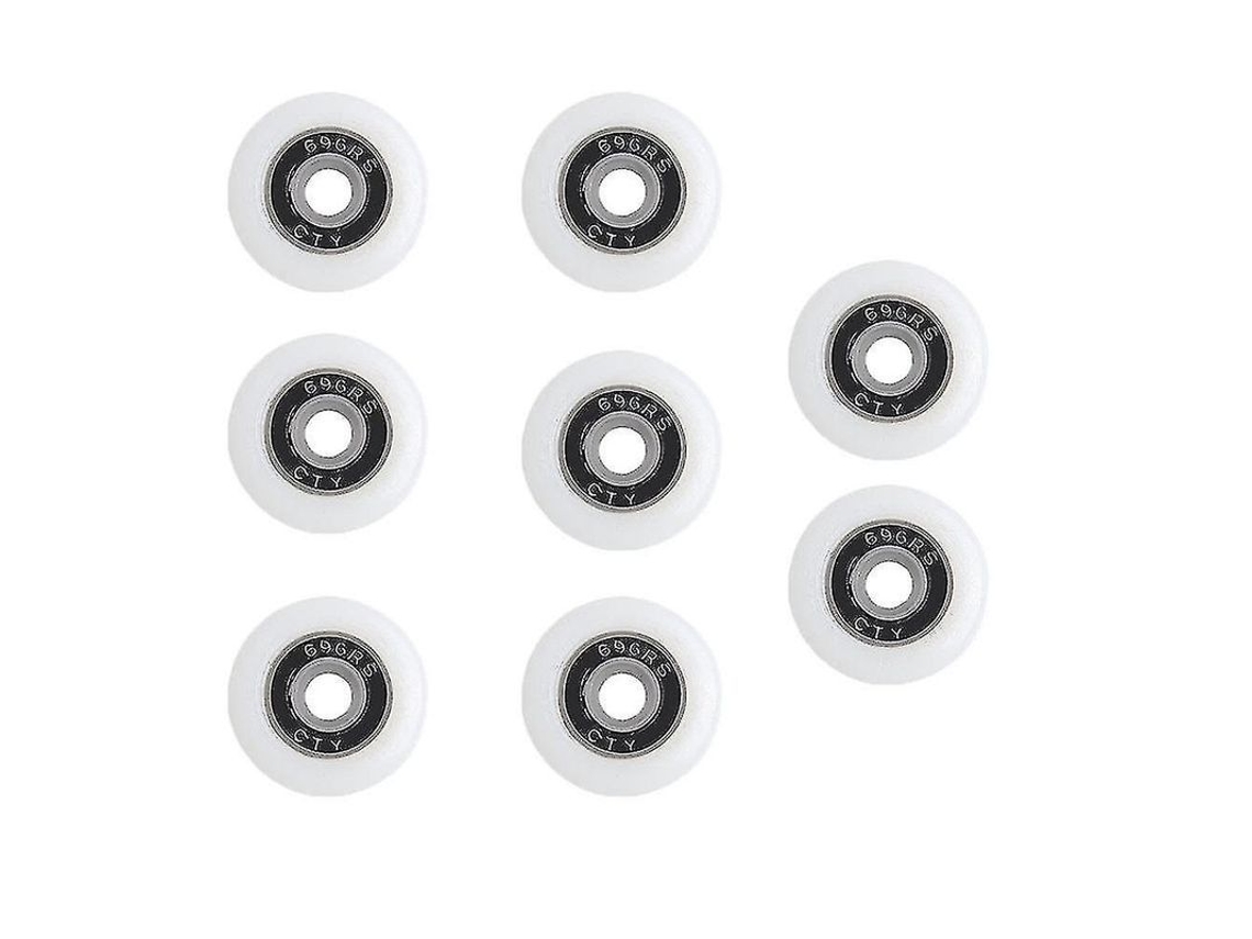 Rolamentos Para Porta De Chuveiro 19-29mm, 8 Unidades, Multifuncionais, Nylon E Aço Inoxidável 22mm