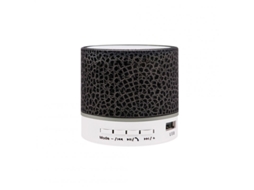 Coluna Bluetooth Luz Colorida Plug-In Card Computador Mini Subwoofer Sem Fio Pequeno Botão de Áudio Big Crack + Cabo Preto