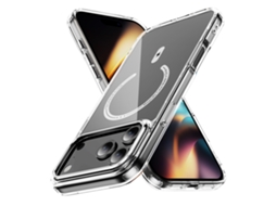 Capa Magnética Phantom Transparente E Resistente A Quedas Para Celular.capa Transparente magnética - Iphone 15 Pro