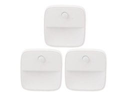Rebe-3 Peças De Lâmpada Noturna Led Com Sensor De Movimento E Crepúsculo Ao Amanhecer, Luz Quente 3000k, Para Quarto, Plugue Direto