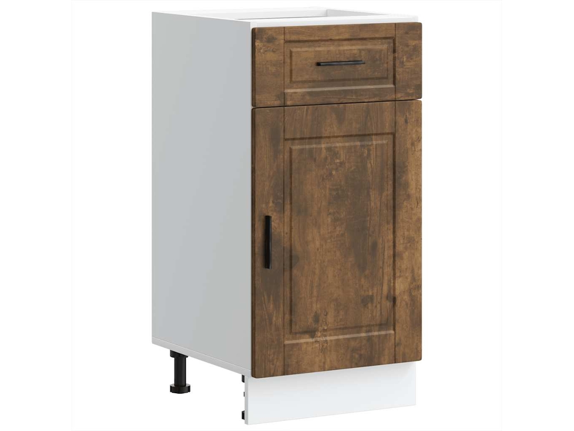 Kitchen Base Cabinet, Kitchen Base Cabinets Vidaxl Marrom Madeira Processada (n/a)