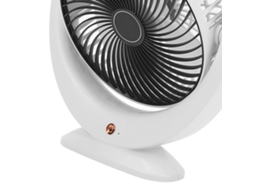 Ventilador Usb Recarregável Poderoso Mesa Viagem Camping Quarto