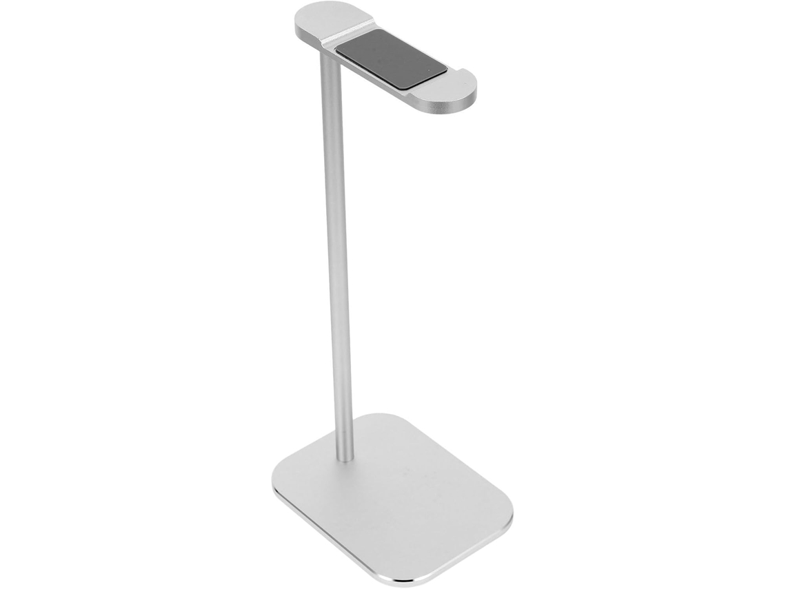 Suporte Para Fone De Ouvido Gamer Garneck Em Liga Alumínio Maciço Na Cor Prata, Multifuncional Para Fones De Ouvido