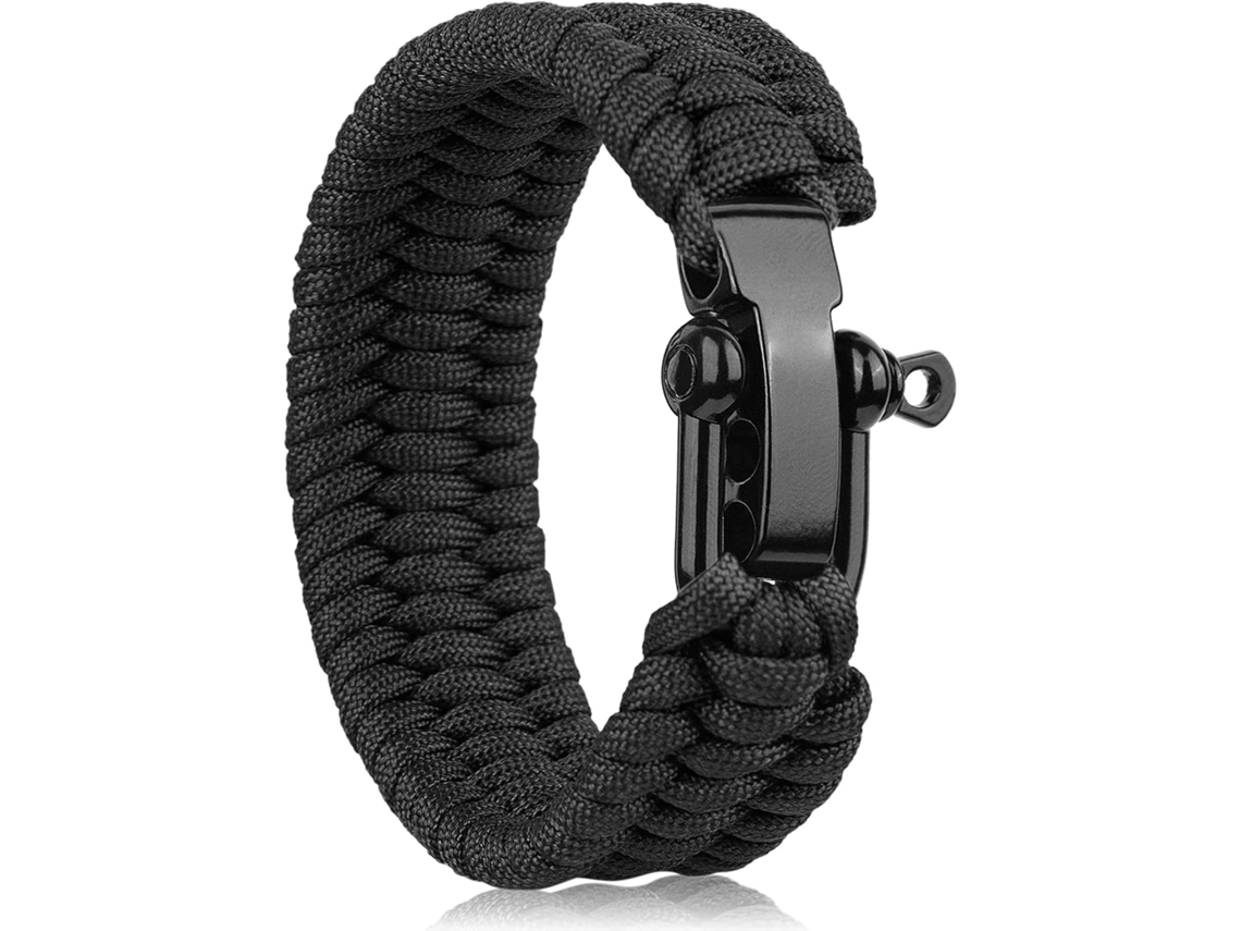 Pulseira de Paracord com 10 Fivelas BRILVIBERA