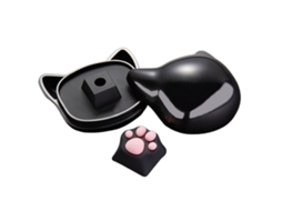 Lurelia Keycaps Pé Gato Fofas Atualizadas Duráveis Texture Abs Perfil Oem Para Teclado Mecânico