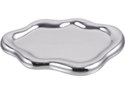 Bandeja De Cerâmica Em Formato De Nuvem Para Joias, Com Borda Larga E Irregular, Porta-anéis Decorativo.