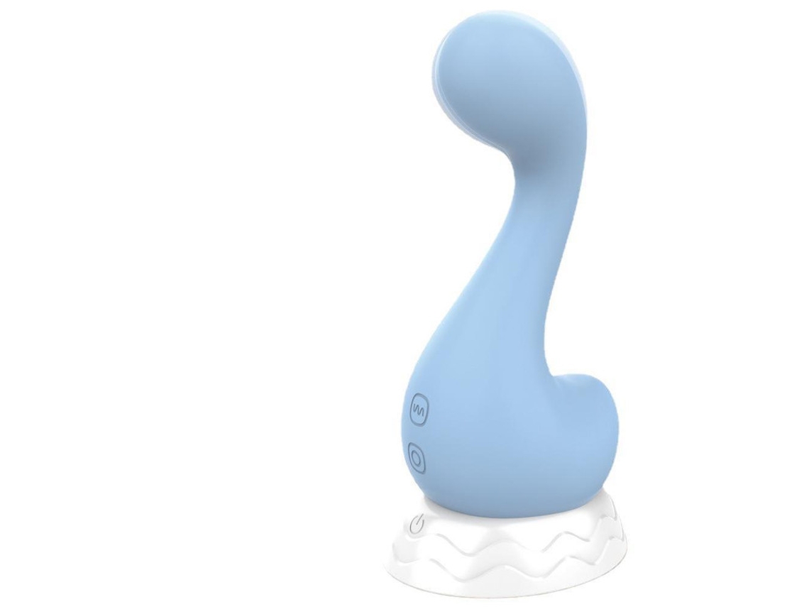 Vibrador De Silicone Prova Dgua Com 7 Modos De Vibrao Para Mulheres (azul)