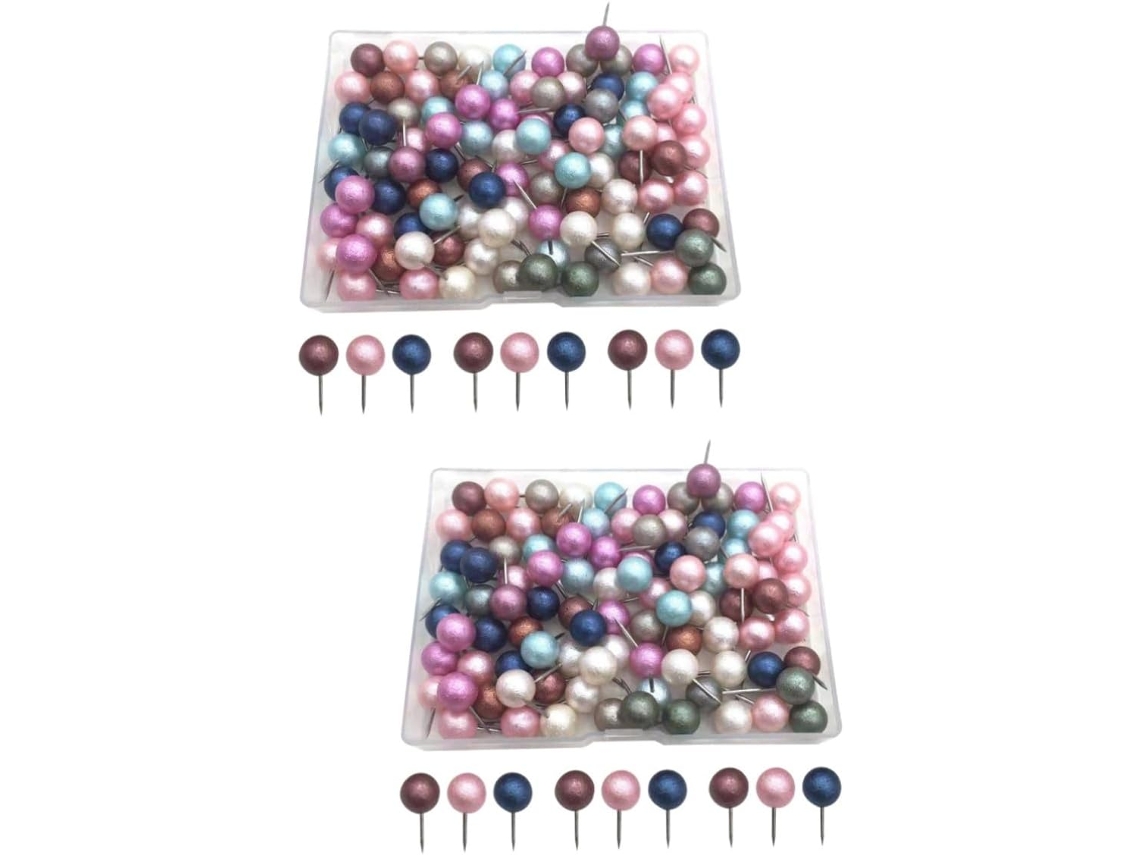 2 Conjuntos De Tachinhas Com Bolinhas Pérola Brinquedo Antiestresse