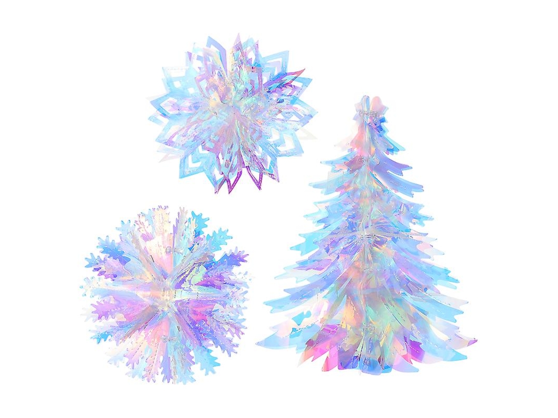 3 Peças de Enfeites de Natal ALLINLESS