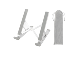 Soporte Para Notebook Plegable Ajustable De Alumínio Com Design Oco, Elevador E Cooler Para Casa, Quarto E Escritório