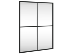 Wall Mirror, Wall Mirrors Vidaxl Preto Ferro (40 X 50 Cm)