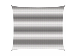 Vidaxl Vela De Sombra 6 X 8 M Hdpe Retangular Cinza Claro E Branco