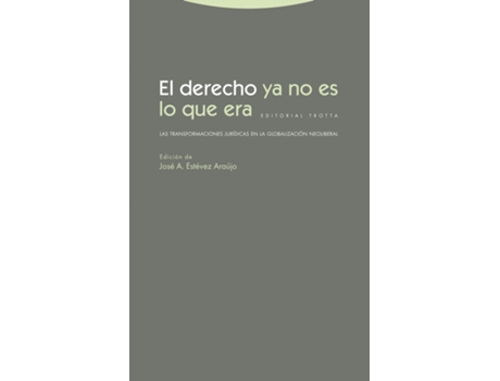 Livro El Derecho Ya No Es Lo Que Era de Estévez Araújo José A. (Espanhol)