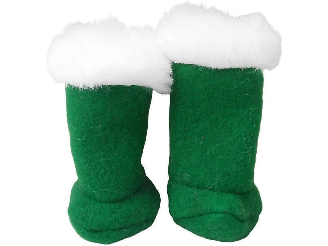 2026 muñeco de Elfo, Decoración Navideña, Regalo para Niños, Juguete de Peluche de Elfo Con Botas Verdes, Color Rosa Y Rojo.