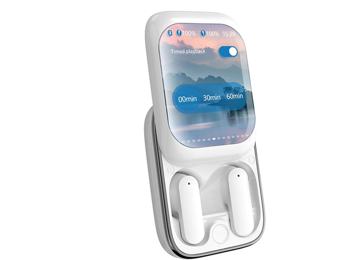 Fones De Ouvido Com Cancelamento Ruído Na Tela, Fones De Ouvido Sem Fio, Fones De Ouvido Intra Auriculares