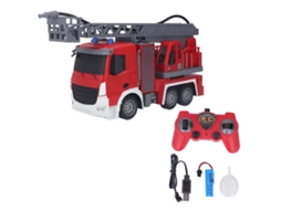 Ats coche de Bombeiros Rc 1:20 com Rega de Água, 9 Canais, 2.4ghz, Brinquedo de Controle Remoto