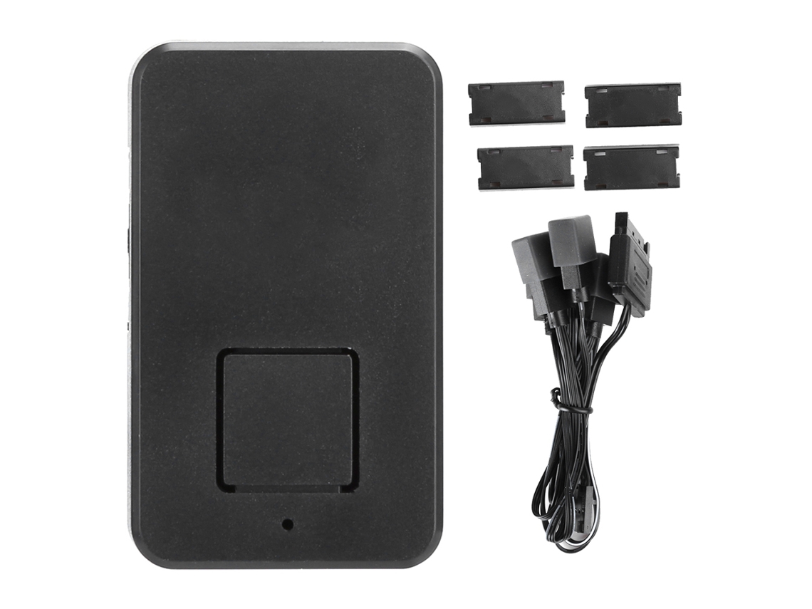Controlador Argb 5v 3pin Controlador De Ventilador De Chassis Led Rgb Endereçável Mini