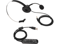 Casque Mono-oreille H360 Com Carte Son Usb Prize 3,5 Mm
