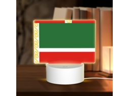Luminária Noturna Retangular De Led Com Cabo Usb E Design Da Bandeira