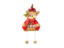 Decoração De Natal Laxiscreed Com Boneco Pai Natal E Baloiço Para Festas E Ambientes Natalícios