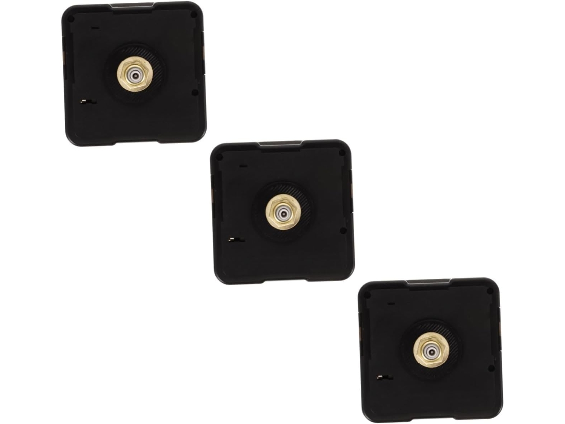 Kit Com 3 Peças De Mecanismo De Parede Silencioso Para Projetos De , Artesanato E Reparos. Funciona Gokoco